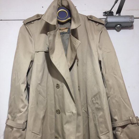 VINTAGE EATON DOUBLE BREAST TRENCH COATS SIZE 40 - Picture 6 of 13